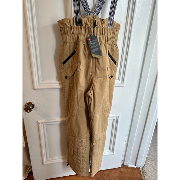 NEW Free People All Prepped Snow Bibs Snow Ski Pants Large - Picture 1 of 14